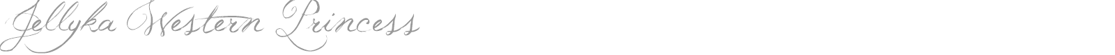 Jellyka Western Princess font preview